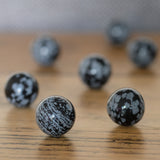 Snowflake Obsidian Crystal Sphere