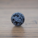 Snowflake Obsidian Crystal Sphere