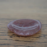 Strawberry Quartz Heart Crystal Worry Stone