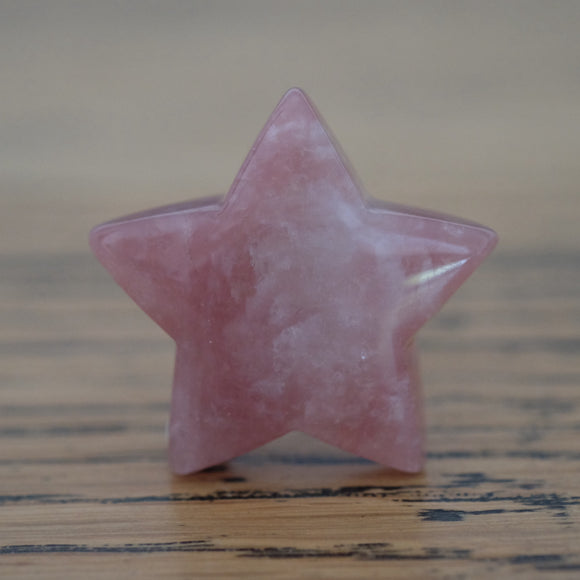 Strawberry Quartz Crystal Star