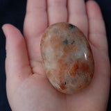 Sunstone Crystal Palm Stone
