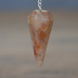 Sunstone Crystal Pendulum