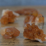 Tangerine Quartz Clusters