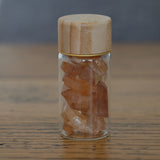 Tangerine Quartz Crystal Points Bottle