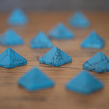 Turquoise Crystal Pyramid
