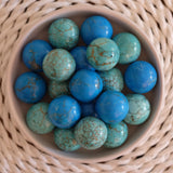 Turquoise Crystal Spheres