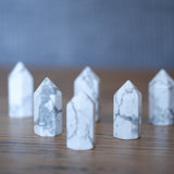 White Howlite Crystal Tower