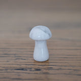White Howlite Crystal Mushroom