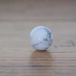 White Howlite Crystal Sphere