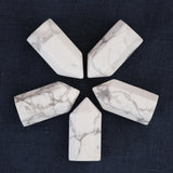 White Howlite Crystal Tower