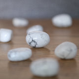 White Howlite Crystal Tumbled Stone