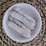 White Howlite Crystal Wands
