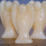 Yellow Jade Crystal Angel