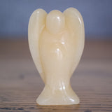 Yellow Jade Crystal Angel