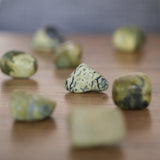 Yellow Serpentine Crystal Tumbled Stone