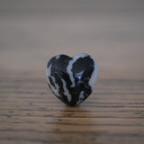 Zebra Stone Jasper Crystal Heart